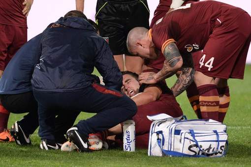 Kevin Strootman blessé au genou