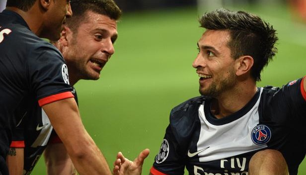 Pastore but PSG contre Chelsea