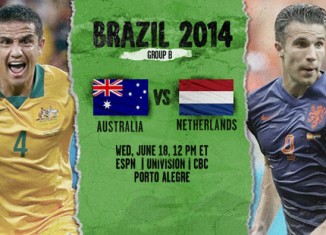 Australie - Pays-Bas Mondial 2014