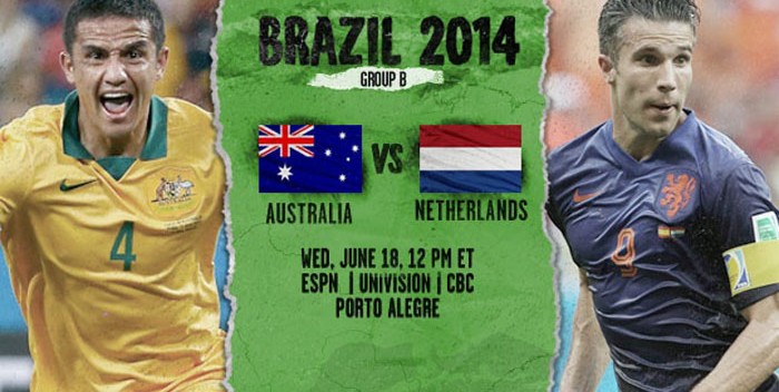 Australie - Pays-Bas Mondial 2014