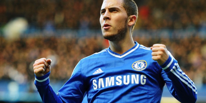 Eden Hazard numéro 10 de Chelsea