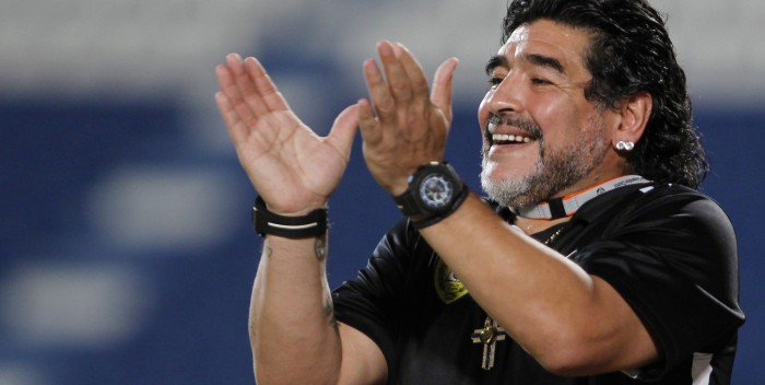 Diego Maradona se moque du bresil