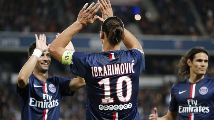 ZLATAN IBRAHIMOVIC et JAVIER PASTORE